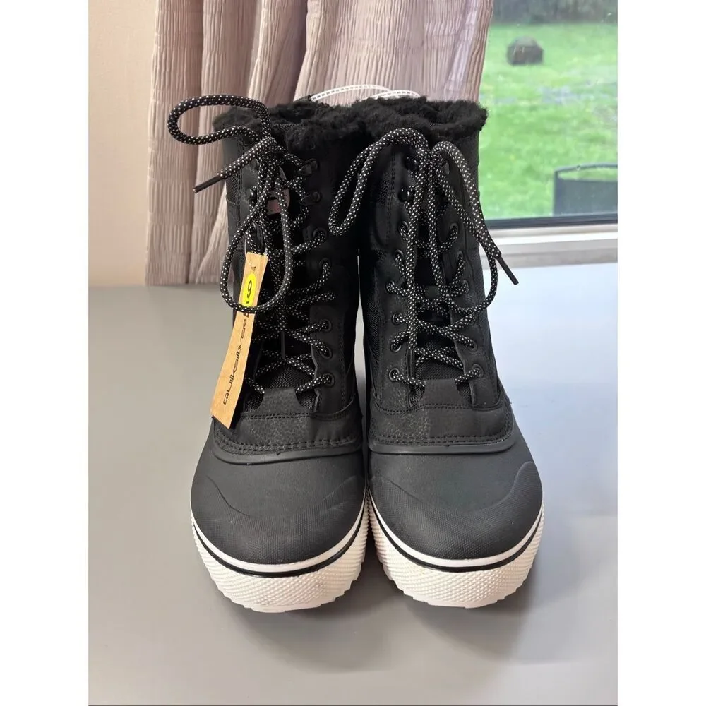 Quicksilver Sub Zero Hi Snowboot black Mens Size 9